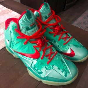 LeBron James Christmas Shoes